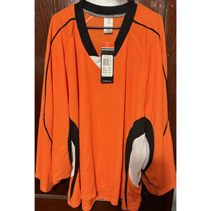 Kamazu Blank Practice Hockey Jersey Orange Men’s Size XL (?) New With Tags